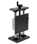 Smooth As Butter Precision Manual Linear Stage Actuator With 100mm Stroke Sliding Table Handwheel Ball Screw Z Axis Linear Rail Guide.