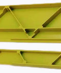 Table Saw Throat Plate Insert Replacement Compatible With DW744X DW744XRS DW745 DWE7490X DWE7490X-CA yellow steel insert