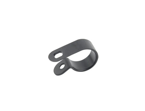 Five Eighth Inch Nylon Cable Clamps Kit 100 Pack R Type Cable Clips Black Plastic Wire Mounting Fasteners Self Locking