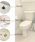 Super Dope Ceramic Toilet Bolt Covers That Straight Up Fix Your Bathroom Vibe With Charming Pink Mushroom Flange Caps and a rustic toilet bolt assembly.