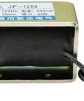 DC 12V 55N Open Frame Solenoid Electromagnet With 10mm Stroke Push Pull Type Linear Actuator For Precise Smooth Dialed In Motion Copper Coil Internal For Temperature Stability And Strong Adsorption Force, open-frame solenoid with spring and leads