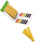 Pro Grade pH Litmus Paper Strips for Aquarium Water Testing 1-14 pH Range With Quick Color Chart and loose test strips visible