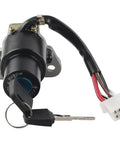 Replacement Ignition Key Switch Kit with Keys Fits Motorcycle ATV UTV KLR650 1987 2000 2001 2007 close-up view