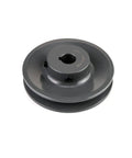 Built Tough V Belt Pulley 3.95 Inch Outside Diameter With Five Eighths Inch Bore Single Groove For V Belt 4L A AX Fixed Bore Cast Iron