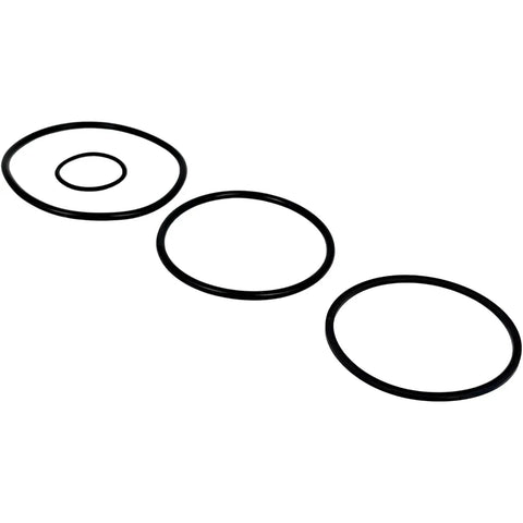 Heavy Duty Hydraulic Cylinder Seal Kit For Bush Hog Front End Loader M300 And Two And A Quarter Inch Cylinder With One And A Half Inch Rod Fits 2426QT 2427QT 2446QT 2447QT Mid Mount Loader Rebuild Kit, black seals