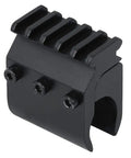 Barrel Clamp Picatinny Rail Mount For 20mm Weaver Bases Designed For Flashlight And Laser Sight Attachments And Magazine Tubes