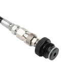 Aluminum Pneumatic Coil Air Hose, G1/2 Thread Quick Connect Fittings for Air Compressors, Pneumatic Tools and Workshop Applications close-up