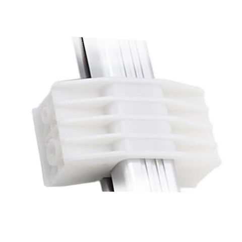 Heavy Duty Electric Push Rod Slide Block For Linear Actuator Replacement mounted on aluminum slider, showcasing composite plastic design.
