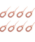 Aluminum Welding Repair Kit For Sheet Metal 50 Piece Auto Body Tools And Studs Easy Grip Dent Repair Parts Pro Grade Durable Metalworking Components For Quick Fixes Home Shop Ready Welding Accessories copper stud set, 8 pieces