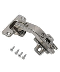 Concealed Corner Wardrobe Hinges For Cabinets And Cupboards, Hidden Door Hinge Hardware With Sleek Finish, screws included
