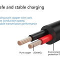 USB To DC 5V Power Cord With 10 Connector Tips For Easy Plug-and-Play Power Across Your Gadgets 5.5x2.1mm Plug Jack Includes 5.5x2.5, 4.8x1.7, 4.0x1.7, 4.0x1.35, 3.5x1.35, 3.0x1.1, 2.5x0.7, Micro USB, Type-C, Mini USB, 5FT pure copper 22AWG cable with PVC jacket