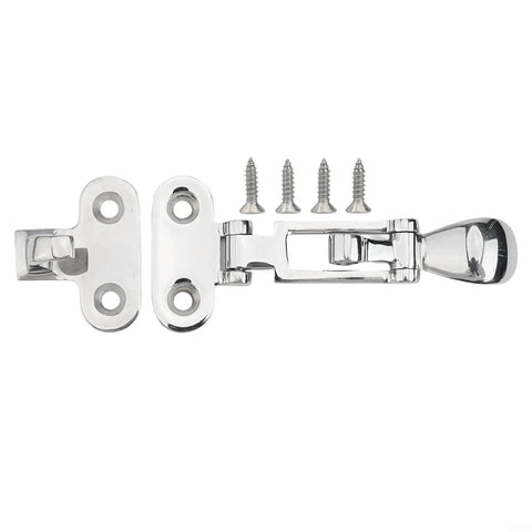 Anti Rattle Marine Latch In 316 Stainless Steel For Yacht Boat RV Cabinet Toolbox With Padlock Eyelet Silver 4.34 X 1.97 Inch