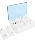 4 In 1 Remote Controller Charging Dock With 4 Pack 2800mAh Rechargeable Batteries USB Cable LED Indicator Overcharge Protection
