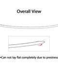 R18 7mm X 7mm Inner Size Black Plastic Cable Drag Chain Bridge Type with prestress curve, overall view
