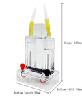 Water Electrolysis Demonstration Kit For Chem Class Micro Gas Generator with scale tube and alloy electrodes, 180mm height