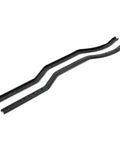 Beefy Metal Chassis Frame Upgrade For SCX10 II 90046 90047 Two Piece Black Girder Side Frame For RC Crawler Easy Install Replacement Durable
