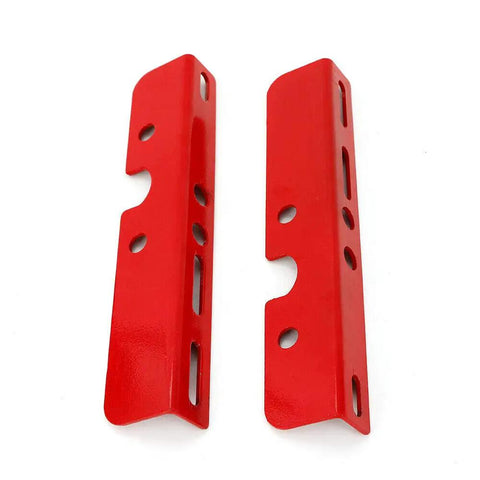 Red brackets for Electric Trolley Overhead Hoist With Remote Control For Garage And Workshop 2200Lb Capacity Built To Haul Heavy Duty Motor