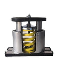 Heavy Duty Spring Loaded Shock Isolators For Air Conditioning Units with yellow spring and metal base design.