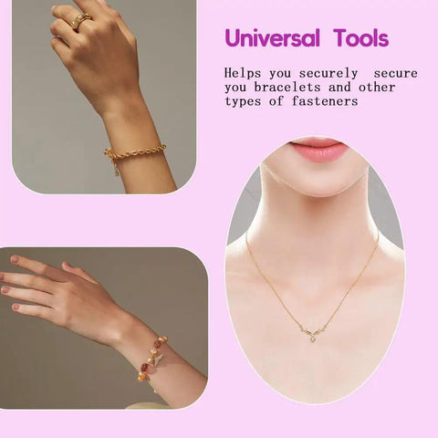 Diamond Bracelet Clasp Helper Tool for Jewelry Easy Fastening and Hooking for Bracelets Necklaces Watches Zippers and Craft Adjustments