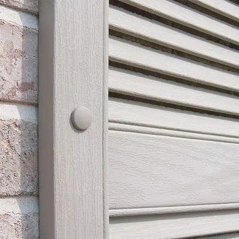 Heavy Duty Vinyl Shutter Fasteners Black Exterior Hardware For All Siding Types Wind Storm Proof Shutter Locks on siding.
