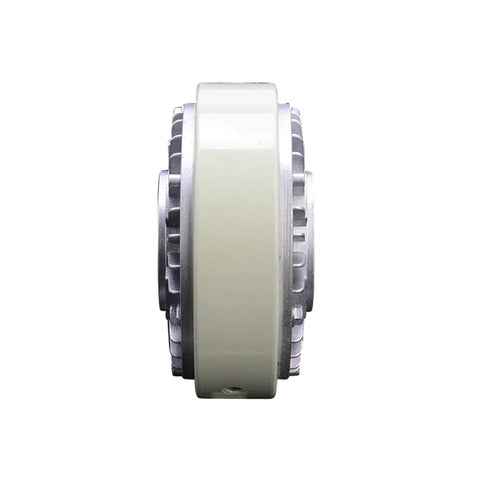 Side view of 5 Kg Hollow Shaft Magnetic Powder Brake With Clutch 50 N m Heavy Duty High Torque Industrial Brake