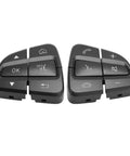 Mercedes-Benz Steering Wheel Button Cover Replacement For C Class W205 2016-2018 And GLC X253 2016-2019 black button set