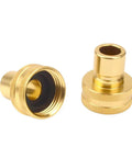 Set Of 6 Aluminum Garden Hose Quick Connectors With Male And Female Couplers, 3/4 Inch US Thread, No Leaks, Easy On Off, Rubber Grips