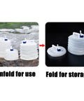 Collapsible Water Jug With Spigot For Camping And Hiking, Space Saving 10L Portable Water Storage Bottle For Outdoors