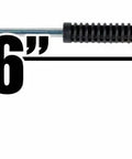 Beefed Up 4000 PSI Pressure Washer Trigger Gun With 36 Inch Lance Bundle 7 GPM Brass Safety Lock Easy Grip Pistol Three Eighth Inch Inlet One Quarter Inch Outlet NPT M Wand Inlet Quick Connect Nozzles showing black handle and long lance
