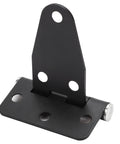T Shape Gate Hinge Stainless Steel Cabinet Shutter Hinge For Electric Generators Black Finish With 6 Position Screw Holes Easy Install