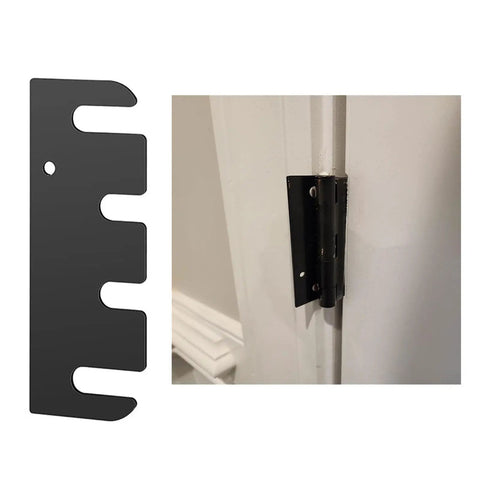 Stainless Steel Hinge Repair Shims Kit For Quick Door Alignment With Nonslip Metal Spacers 10 Pack No Fuss DIY Friendly