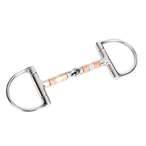 Stainless Steel Dee Bit Snaffle Horse Bit With Copper Rollers French Link Eggbutt 5 Inch Mouth For Comfortable Fit And Ride Ready Gear
