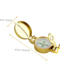 All In One Portable Hiking Compass With Carabiner For Camping And Backpacking Quick Reading Map Needle Durable Keychain Navigation Tool