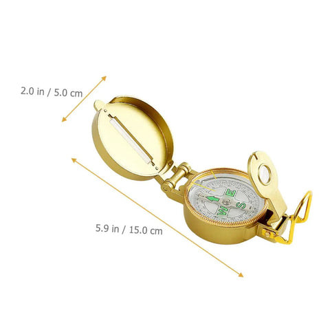 All In One Portable Hiking Compass With Carabiner For Camping And Backpacking Quick Reading Map Needle Durable Keychain Navigation Tool