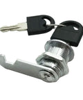 Cam Lock Set 2 Pack Keyed Alike Zinc Alloy Cylinder Locks For Cabinets Drawers Toolbox Mailbox And More 16mm Locks With 18mm Hole Includes 4 Keys So Easy To Use At Home Or On The Job