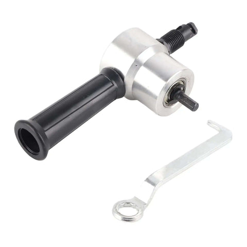 Dual Head Metal Sheet Cutter And Nibbler Drill For Circle Cutting And Machining with handle and wrench