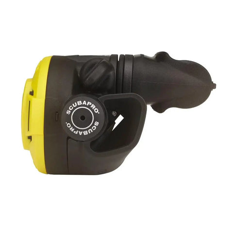 S270 Octopus Regulator With Air Balanced Valve For No Fuss Breathing At Depth, Lightweight Fiberglass Reinforced Nylon Casing, Side View