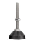 Heavy Duty Adjustable Leveling Feet M6 To M12 For Furniture In Stainless Steel Or Nylon Slip Proof And Earthquake Resistant Easy Height Adjustment For Cabinets Desks Tables And Appliances, black base