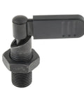 Heavy Hitter M16 Fine Thread Indexing Plunger With Ergonomic L Handle Pull Pin, carbon steel with retracting locking mechanism.