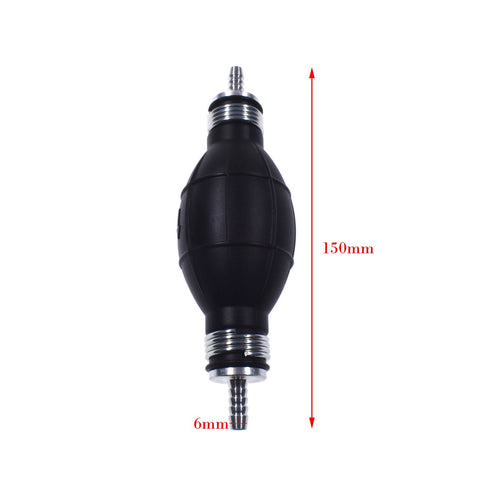 Two Pack Bulb Type Rubber Fuel Primer Pump Kit For Marine Boats Six Millimeter One Quarter Inch Fuel Transfer Vacuum Line