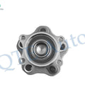 Front view of rear wheel hub bearing assemblies pair replacement for 2004 2008 Nissan Maxima V6 3.5L OEM quality direct fit