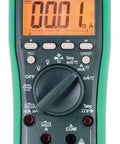 True RMS Digital Multimeter for Pros Pro Grade DMM AC DC Voltage Current Resistance Capacitance and Temperature 6000 Count LCD