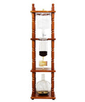 Premium Gravity Fed Cold Brew Coffee Maker With Slow Drip Ice Tower And Zero Fuss Borosilicate Glass Carafe for easy brewing.