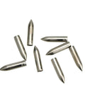 Wood Arrow Tips 74 Grain Field Points Glue On 12 Pack for 8mm Shafts Archery Practice Durable Steel Tips in silver