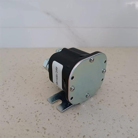 YB150D 24V 150A DC Pump Contactor For Hydraulic Systems And Electric Forklifts Heavy Duty Solenoid Relay Switch on a countertop.