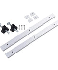 Aluminum Alloy T Track Rail Set With Sliders And Handles For Woodworking Jigs Fixtures Drill Press Tables And Router Tables M6 And M8 T Bolts Silver Finish 500mm 20 Inch DIY Friendly Pro Grade components