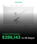 Hoverpen Future Luxury Fountain And Rollerball Pen Gift Set Kickstarter campaign funded image.