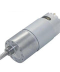 Rock Solid 6V 12V DC Mini Metal Gear Motor Running At 80 RPM Delivers Serious Low End Torque And Reliable Gear Reduction