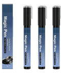 Car Scratch Repair Pen Kit Three Pack Quick Fix For Auto Paint Scratches And Chips Smooth Gel Formula