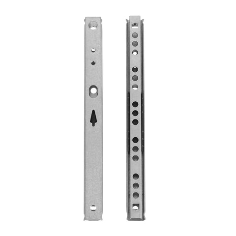 2 Pack Drawer Slides With Ball Bearing Steel Rails For Kitchen Cabinets And Drawer Units Double Direction Sliding Tracks